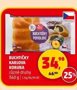 Penny Market BUCHTIČKY KARLOVA KORUNA, 360 g nabídka