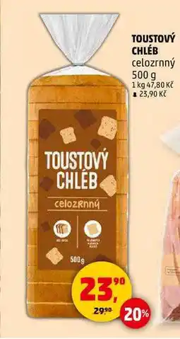 Penny Market TOUSTOVÝ CHLÉB celozrnný, 500 g nabídka