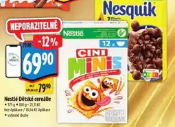 Albert Nestlé Dětské cereálie nabídka