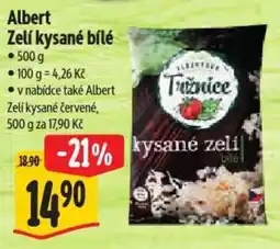Albert Albert Zelí kysané bílé nabídka