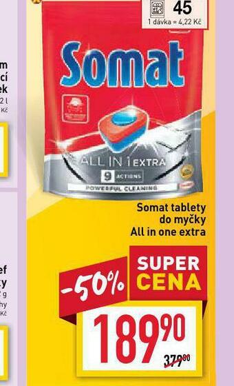 Billa Somat tablety do myčky nabídka