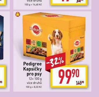Billa Pedigree kapsičky pro psy nabídka