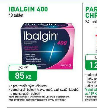 Alphega Lékárna Ibalgin 400 nabídka