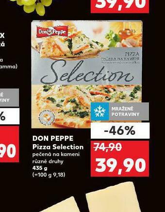Kaufland Don peppe pizza selection nabídka