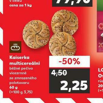 Kaufland Kaiserka multicereální nabídka