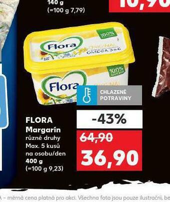 Kaufland Flora margarín nabídka