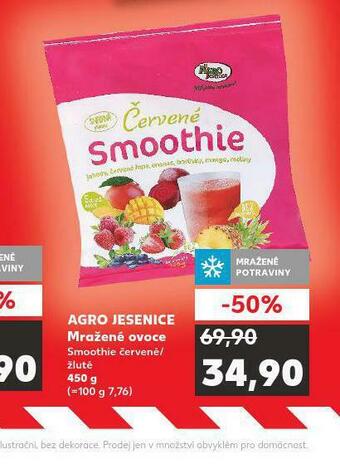 Kaufland Agro jesenice mražené ovoce nabídka