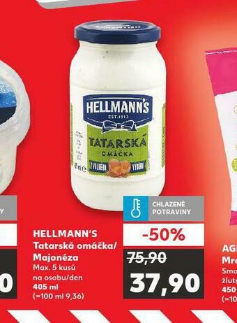 Kaufland Hellmann´s tatarská omáčka, majonéza nabídka