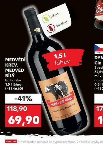 Kaufland Medvědí krev nabídka