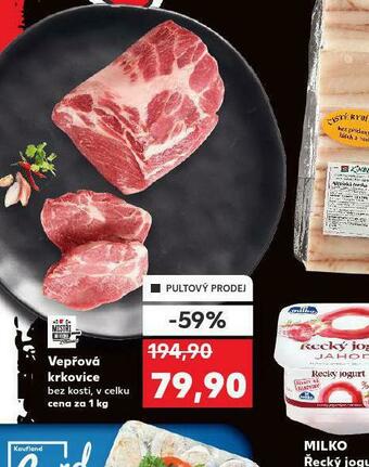 Kaufland Vepřová krkovice nabídka