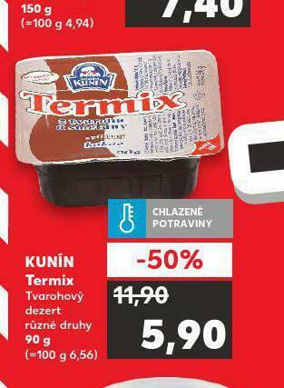 Kaufland Kunín termix nabídka