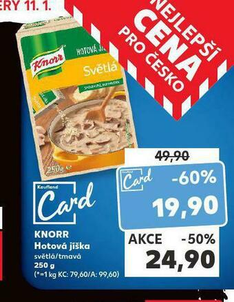 Kaufland Knorr hotová jíška nabídka