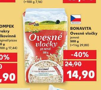 Kaufland Bonavita ovesné vločky nabídka