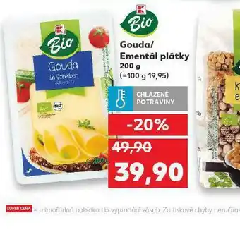 Kaufland Gouda plátky nabídka