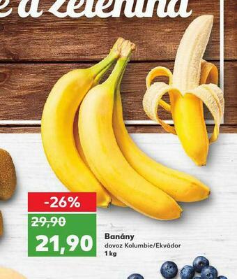 Kaufland Banány nabídka