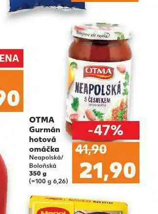 Kaufland Otma gurmánská hotová omáčka nabídka