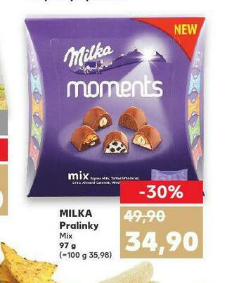 Kaufland Milka pralinky nabídka