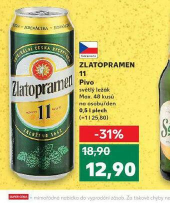 Kaufland Pivo zlatopramen 11 nabídka