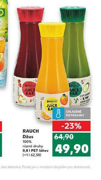 Kaufland Rauch džus nabídka
