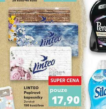 Kaufland Linteo papírové kapesníky nabídka