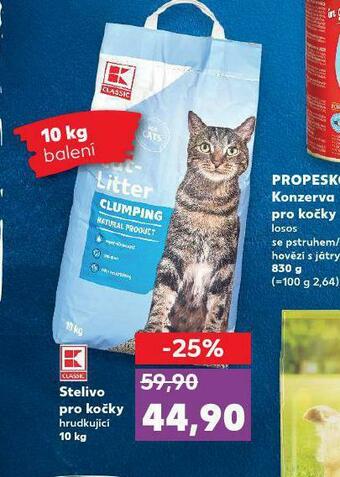 Kaufland Stelivo pro kočky nabídka