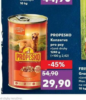 Kaufland Propesko konzerva pro psy nabídka