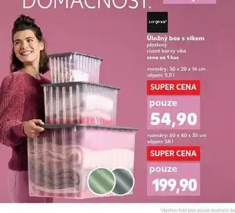 Kaufland Úložný box s víkem 5,5l nabídka