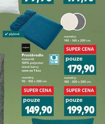 Kaufland Prostěradlo 90 - 100 x 200 cm nabídka