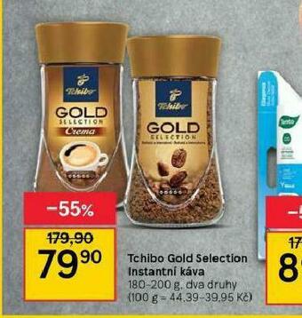 Tesco Tchibo gold selection instantní káva nabídka
