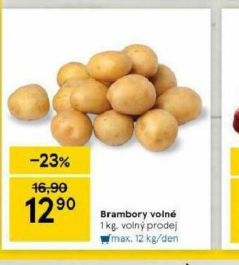 Tesco Brambory nabídka