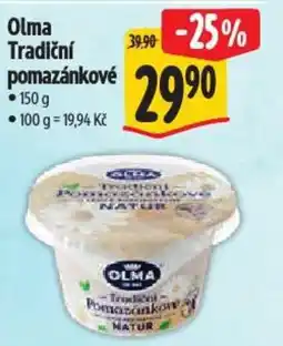 Albert Olma Tradiční pomazánkové nabídka