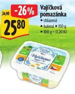 Albert Vajíčková pomazánka nabídka