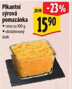 Albert Pikantní sýrová pomazánka nabídka