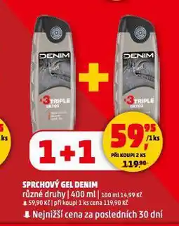 Penny Market Sprchový gel denim nabídka