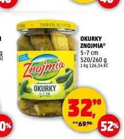 Penny Market Okurky znojmia nabídka
