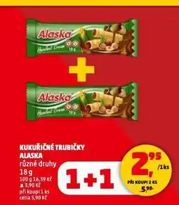 Penny Market Kukuřičné trubičky alaska nabídka