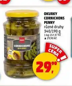 Penny Market Cornichons okurky nabídka