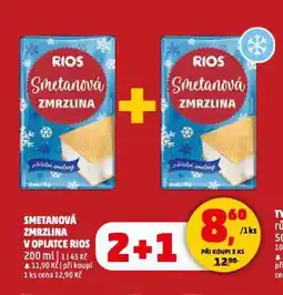 Penny Market Smetanová zmrzlina v oplatce rios nabídka
