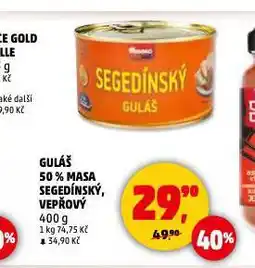 Penny Market Guláš 50 % masa segedínský nabídka