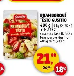 Penny Market Bramborové těsto gustito nabídka