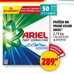 Penny Market Ariel prací prášek nabídka