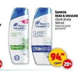 Penny Market Head & shoulders šampon na vlasy nabídka