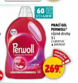 Penny Market Perwoll prací gel nabídka