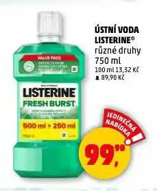 Penny Market Listerine ústní voda nabídka