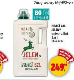 Penny Market Jelen prací gel nabídka