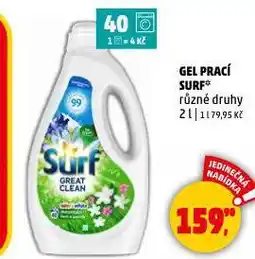 Penny Market Surf prací gel nabídka