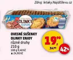 Penny Market Ovesné sušenky olinky enjoy nabídka