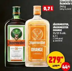 Penny Market Jägermeister orange nabídka