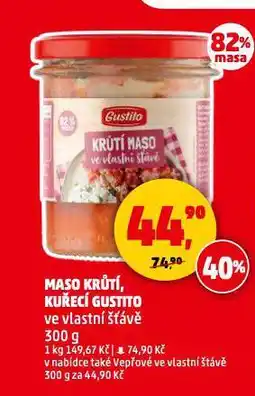 Penny Market Krůtí maso gustito nabídka