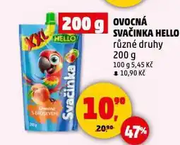 Penny Market Ovocná svačinka hello nabídka